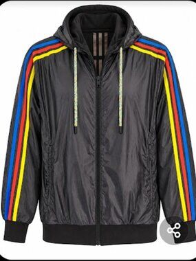 Adidas Reversible Bomber Jacket – Size Large – Versatile Two-Way Style